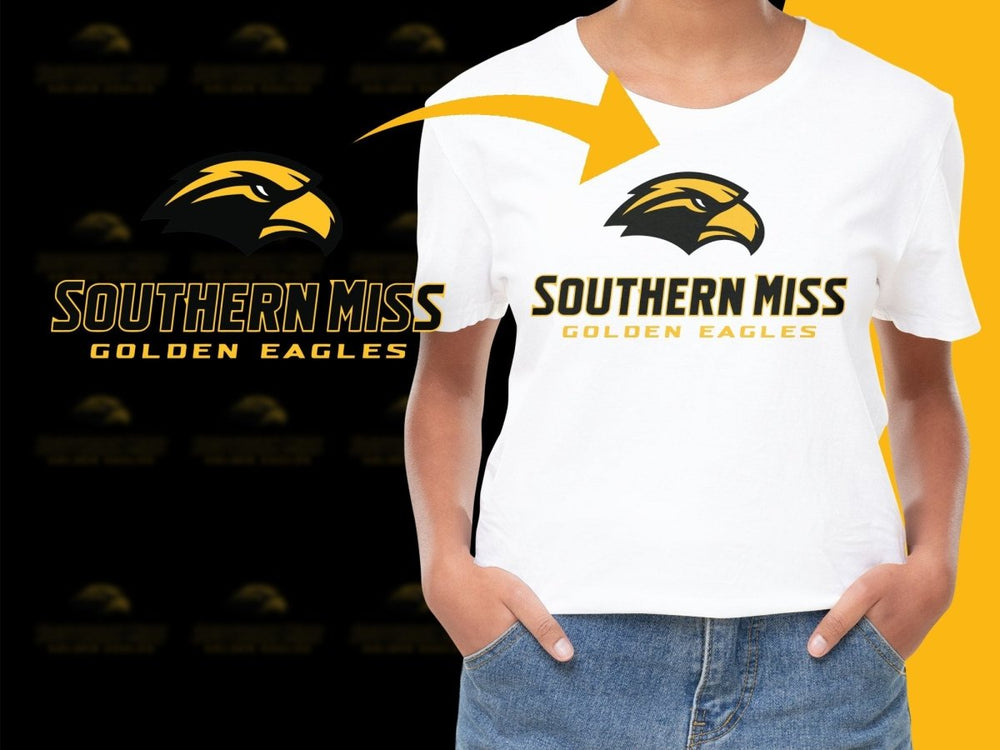 Southern Miss Golden Eagles College Football PNG File - Teepew