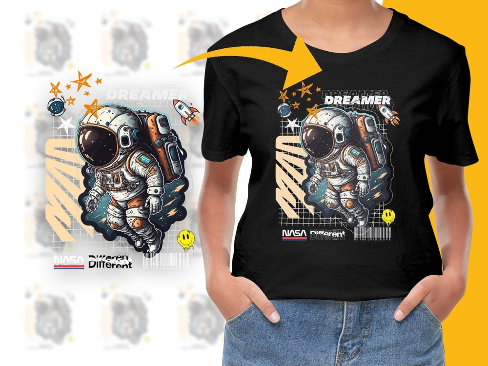 Space Explorer Astronaut Dreamer Graphic PNG File - Teepew