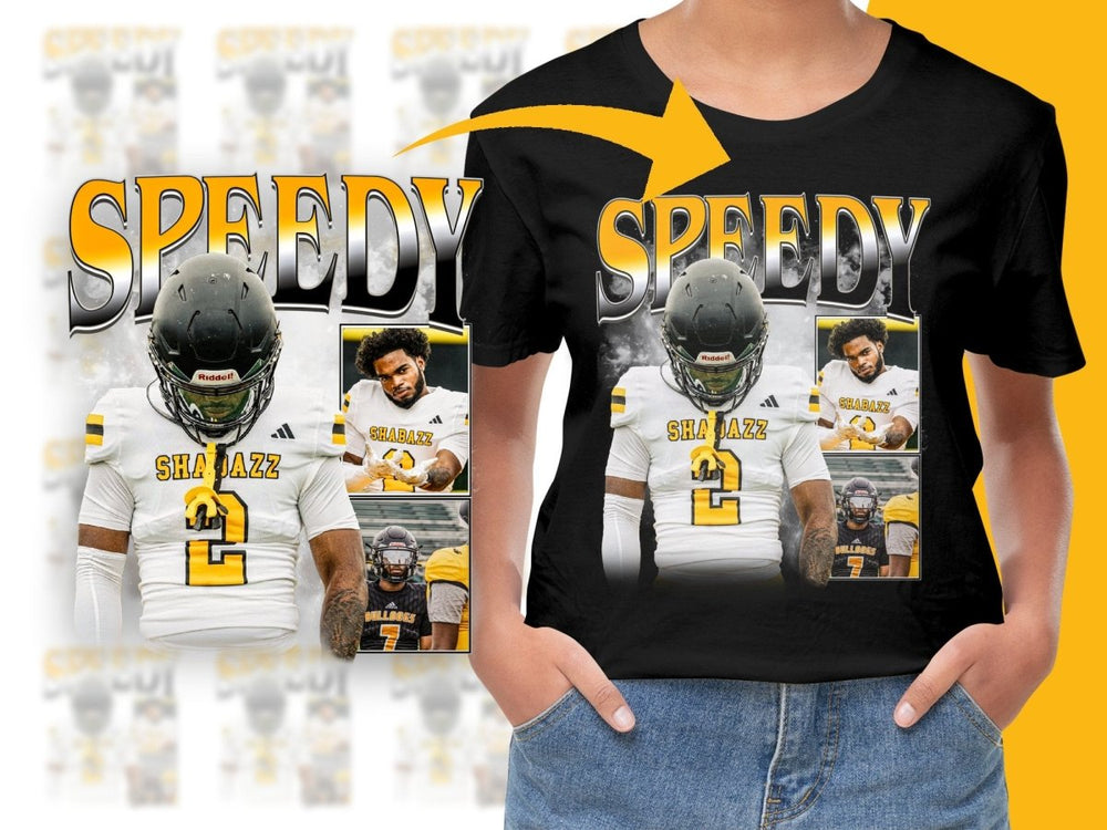 Speedy Shabazz Bulldogs Football Player PNG File - Teepew