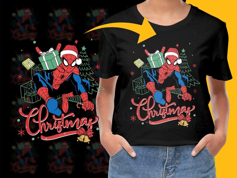 Spider - Man Christmas Graphic PNG File - Teepew