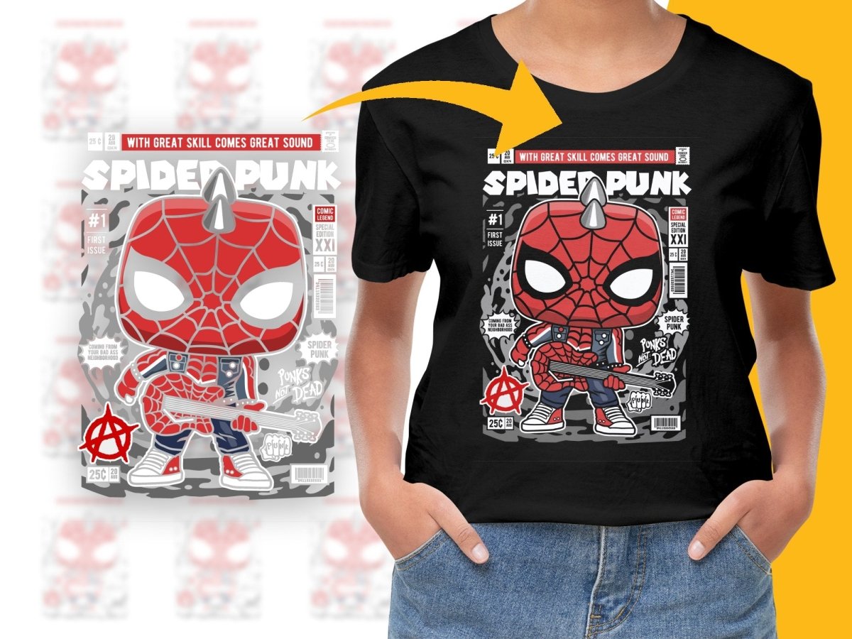 Spider Punk Popculture PNG File - Teepew