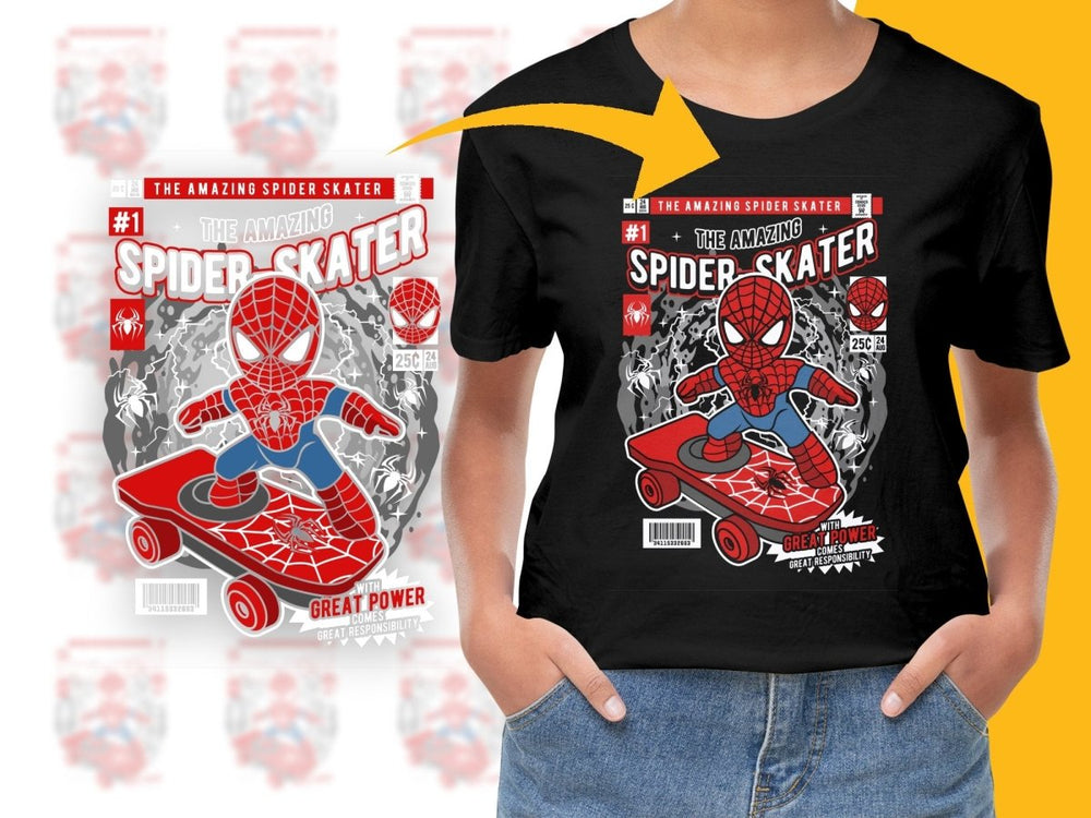 Spiderman Skateboard Popculture PNG File - Teepew