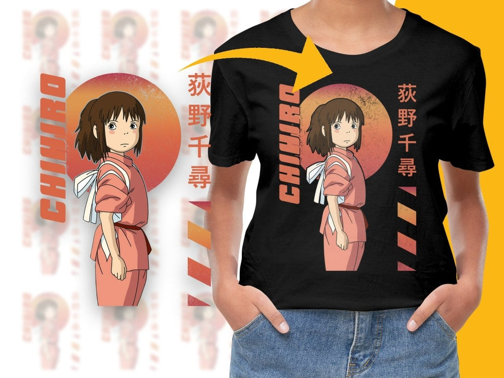 Spirited Away Chihiro Japanese Anime Art Digital - Teepew