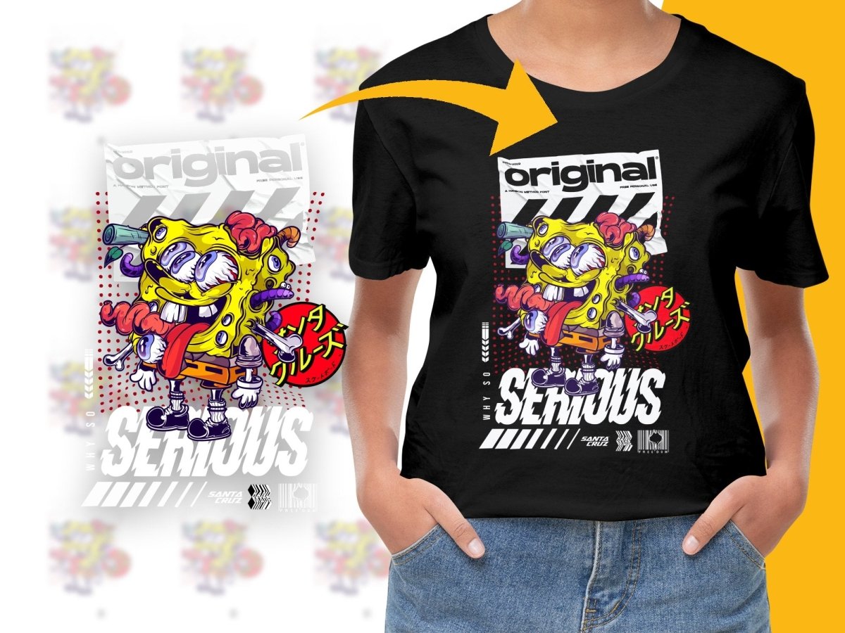 SpongeBob SquarePants Anime Style PNG File - Teepew