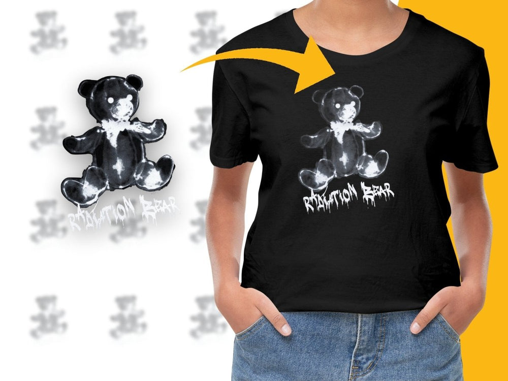 Spooky Radiation Bear Design Graphic Art PNG File - Teepew
