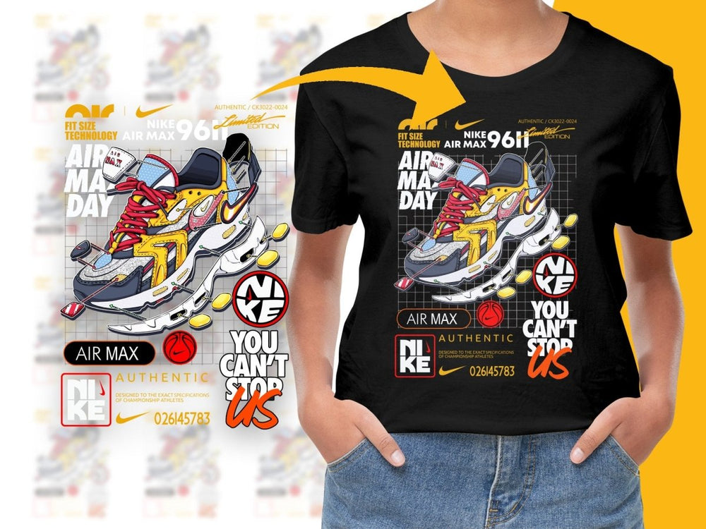 Sport Brand Air Max Authentic Limited Edition PNG File - Teepew