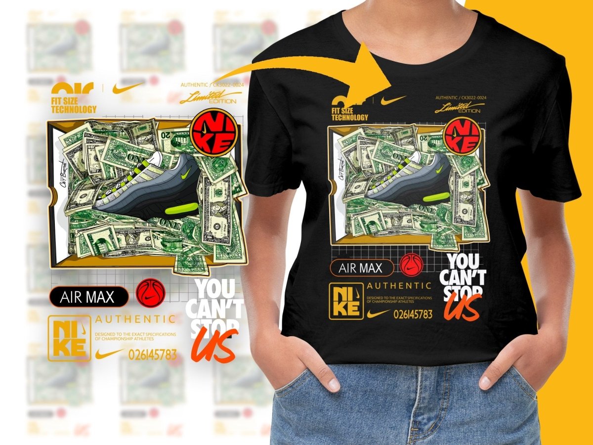Sport Brand Air Max Fit Size Technology Limited Edition PNG File - Teepew