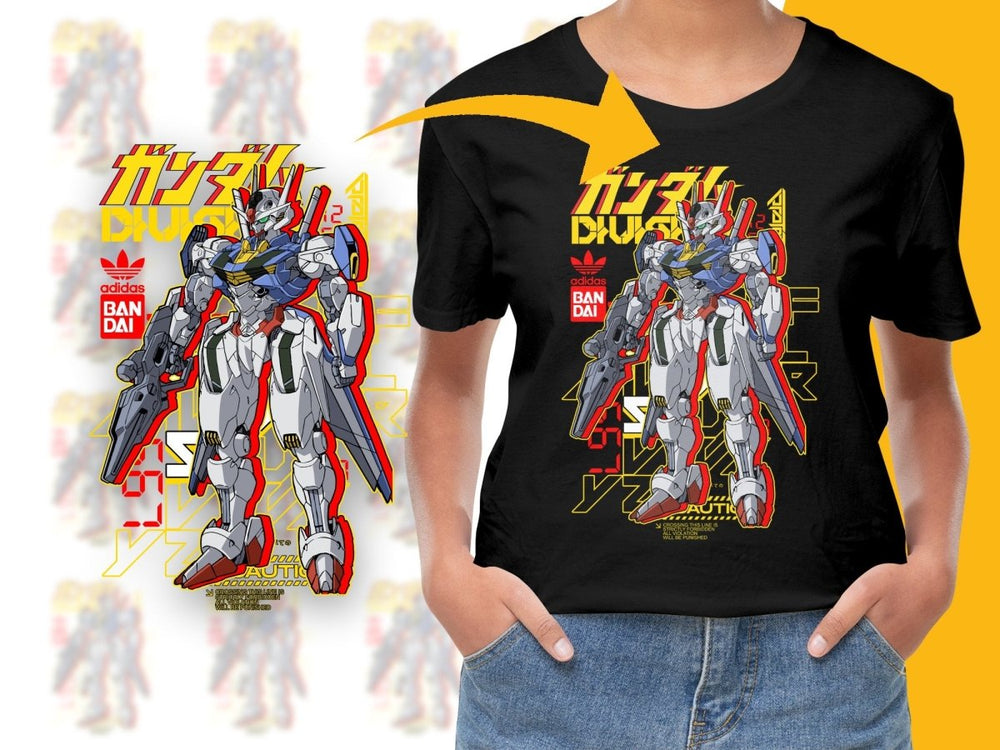 Sport Brand BanDai Gundam Design Cool Graphic PNG File - Teepew