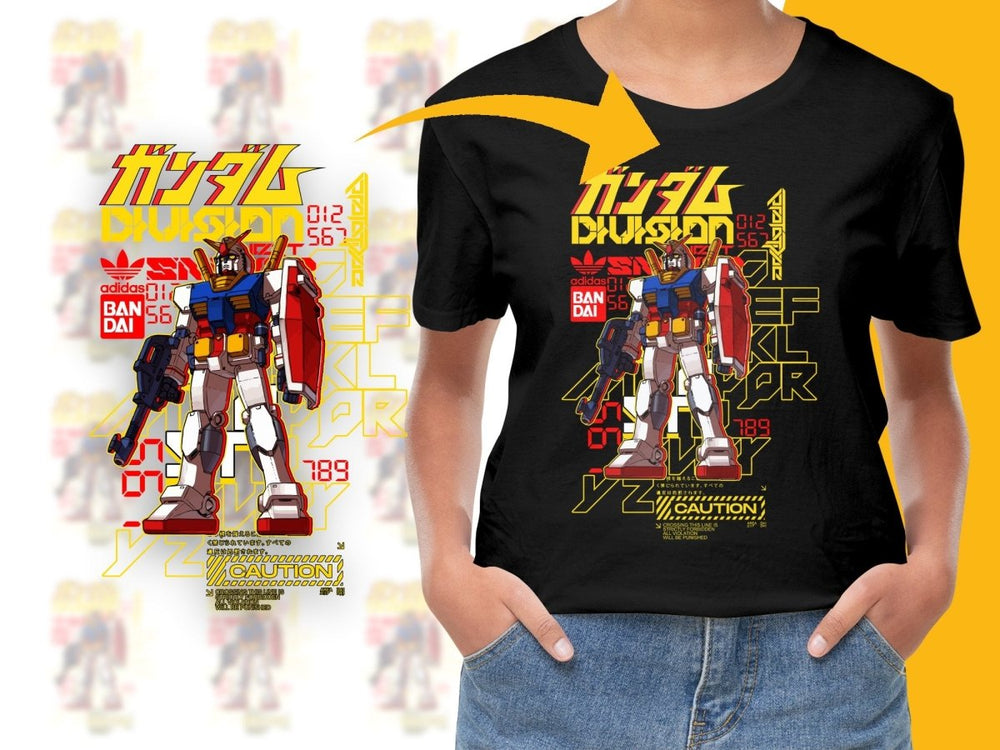 Sport Brand Bandai Gundam Division 01256 PNG File - Teepew