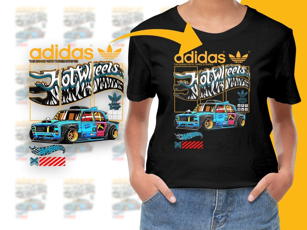 Sport Brand Hot Wheels Custom Graphic PNG File - Teepew