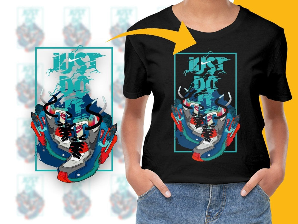 Sport Brand Just Do It Air Max Graphic PNG File - Teepew