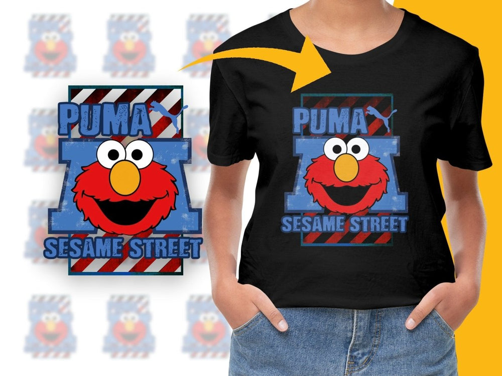 Sport Brand Sesame Street Elmo Graphic PNG File - Teepew