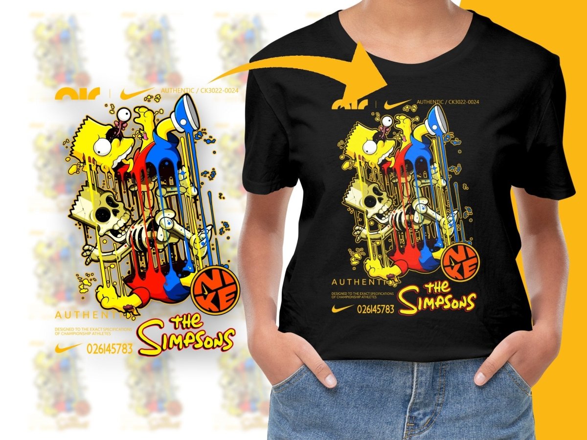 Sport Brand The Simpsons Parody Graphic Sports PNG File - Teepew