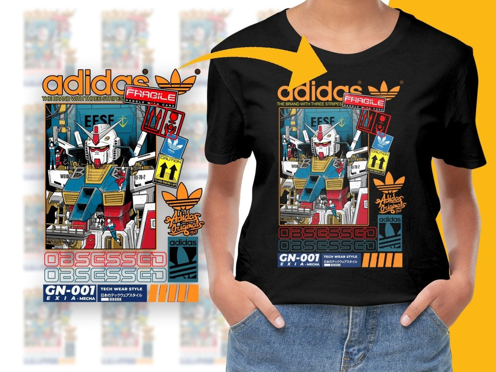 Sport Brand x Gundam Obsessed Exclusive Graphic PNG File - Teepew