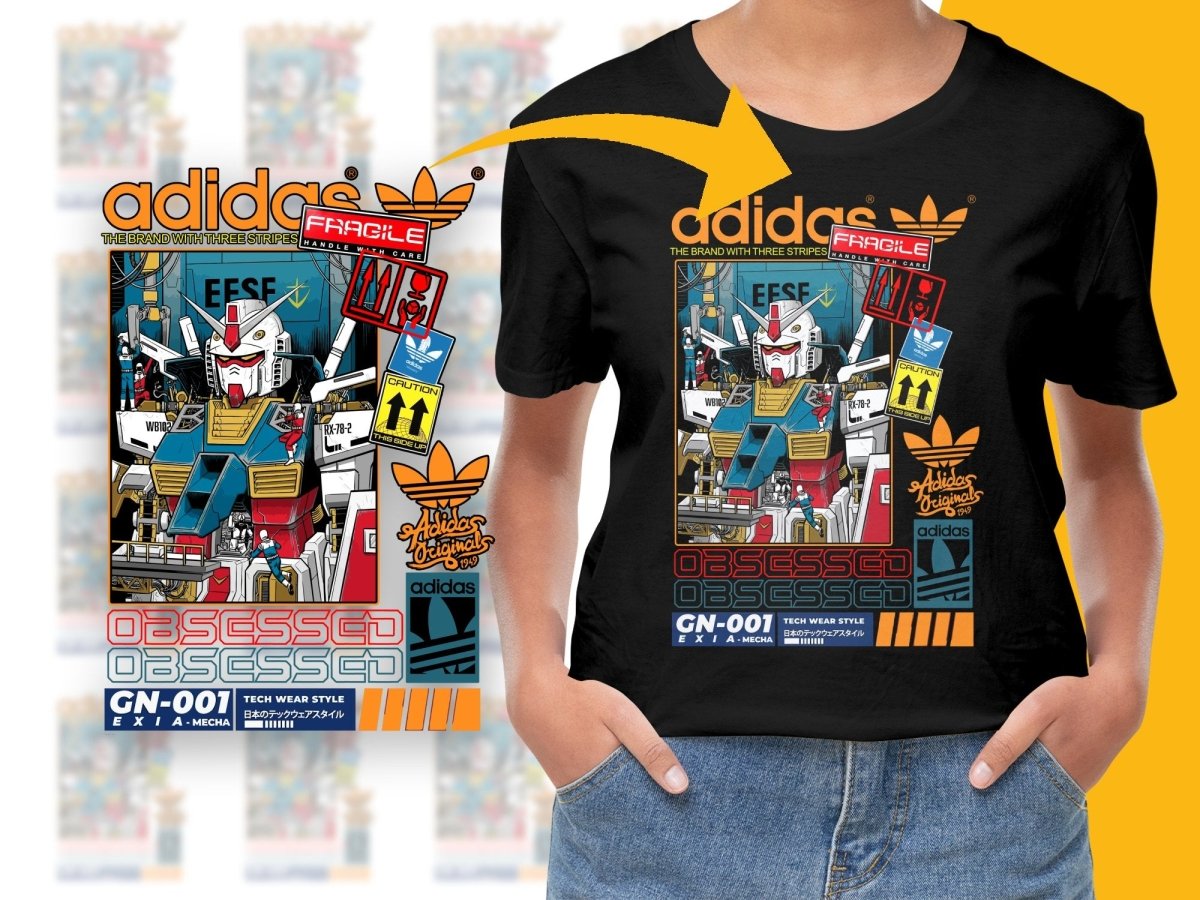 Sport Brand x Gundam Obsessed Exclusive Graphic PNG File - Teepew