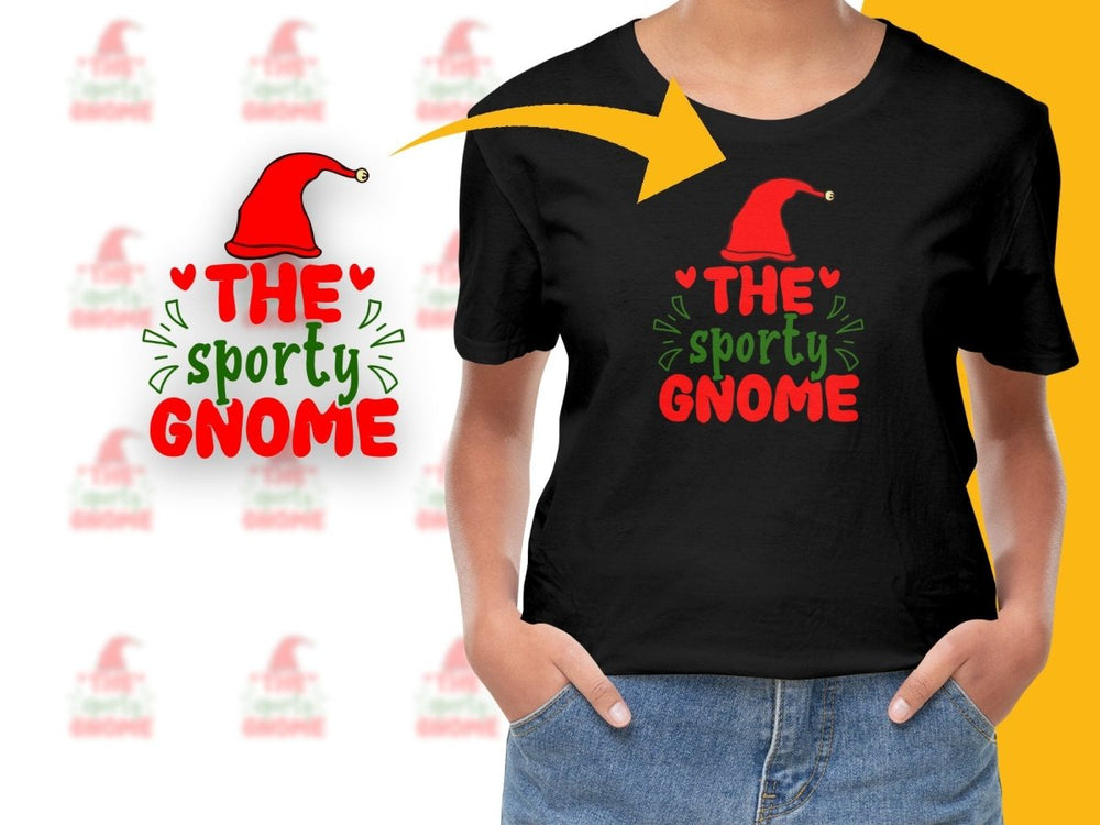 Sporty Gnome Themed Christmas Design Graphic PNG File - Teepew