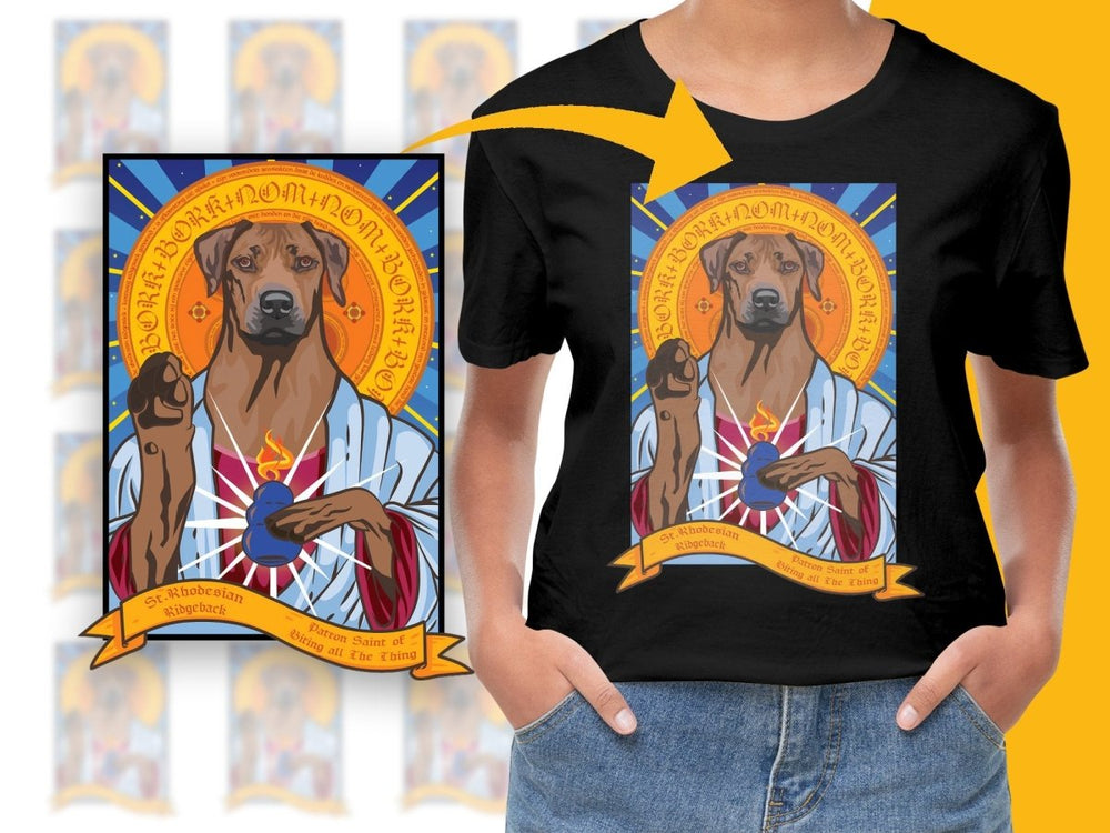 St. Rhodesian Ridgeback Patron Saint Bork PNG File - Teepew