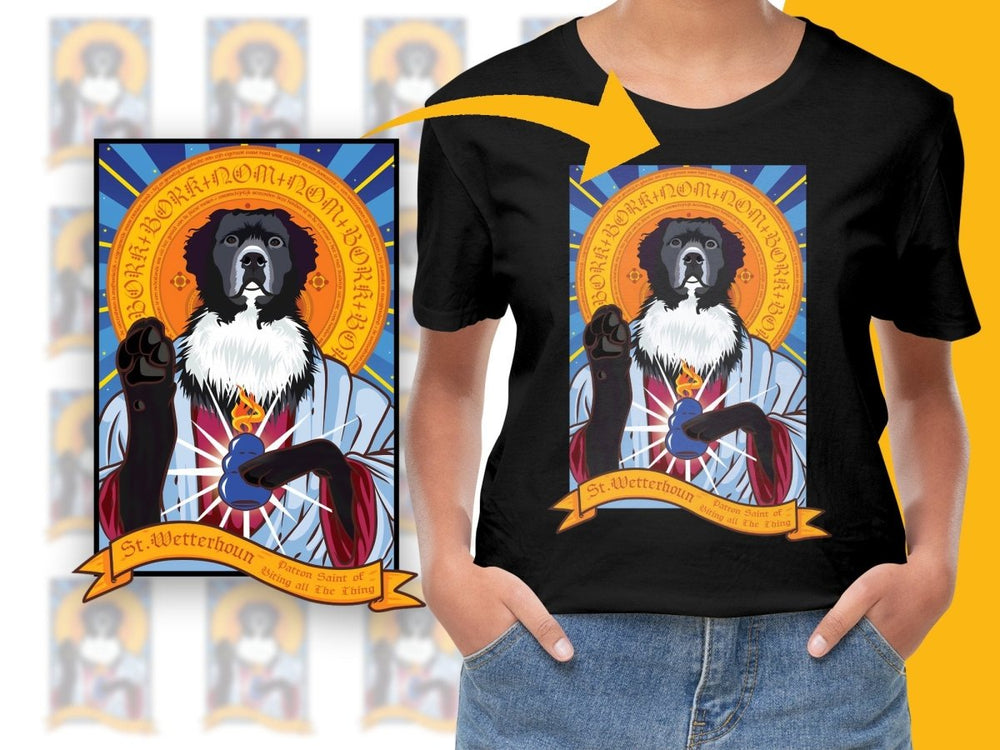 St. Wetterhoun Patron Saint Artistic Design PNG File - Teepew
