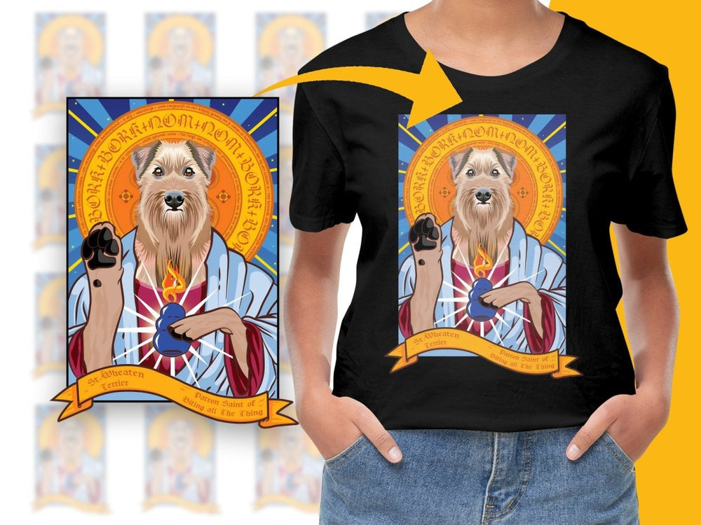St Wheaten Terrier Patron of Bring All the Thing PNG File - Teepew