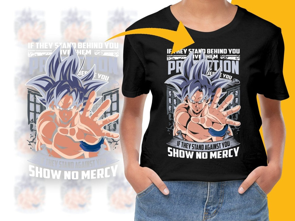 Stand Against You Show No Mercy Protection PNG File - Teepew