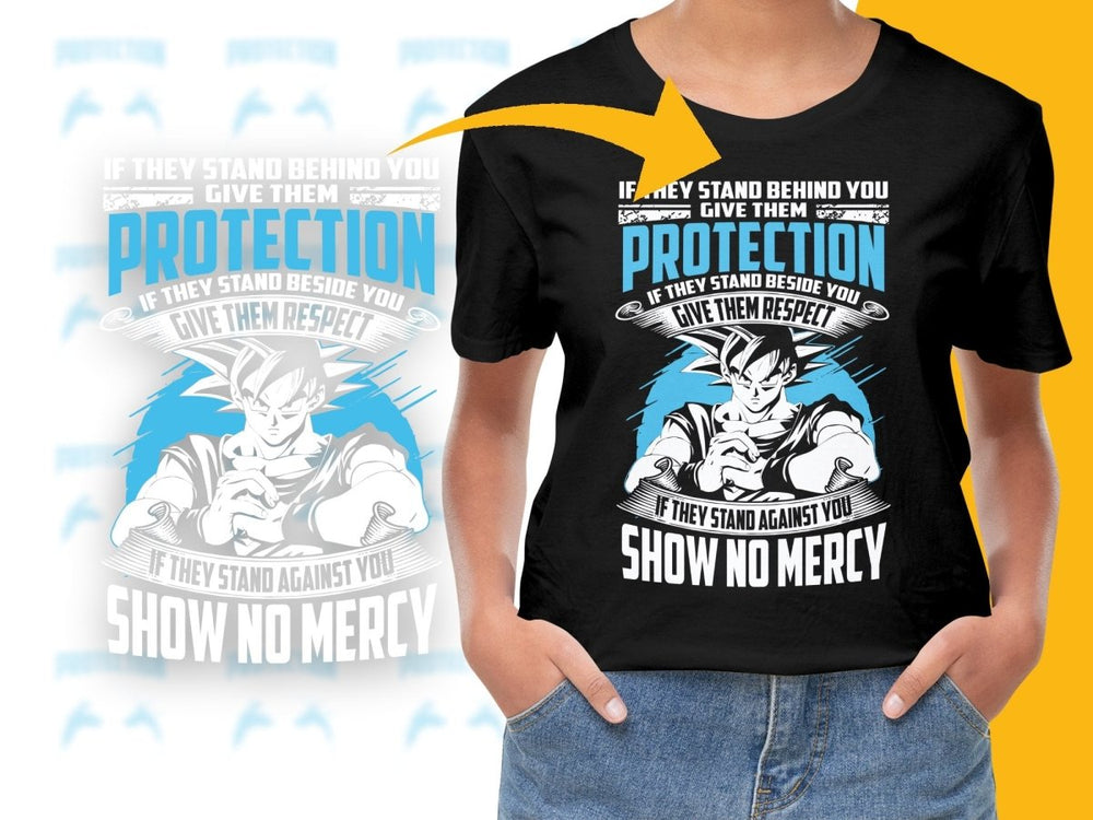 Stand Behind Protection Anime Design PNG File - Teepew