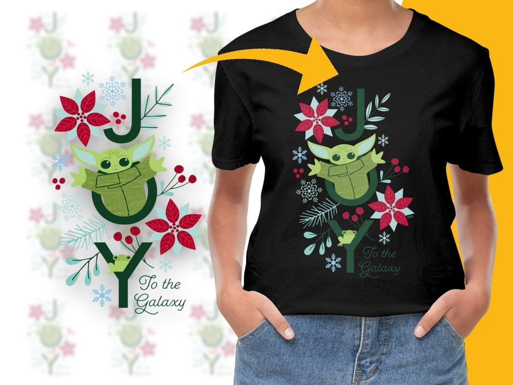 Star Wars Baby Yoda Joy Galaxy Holiday PNG File - Teepew