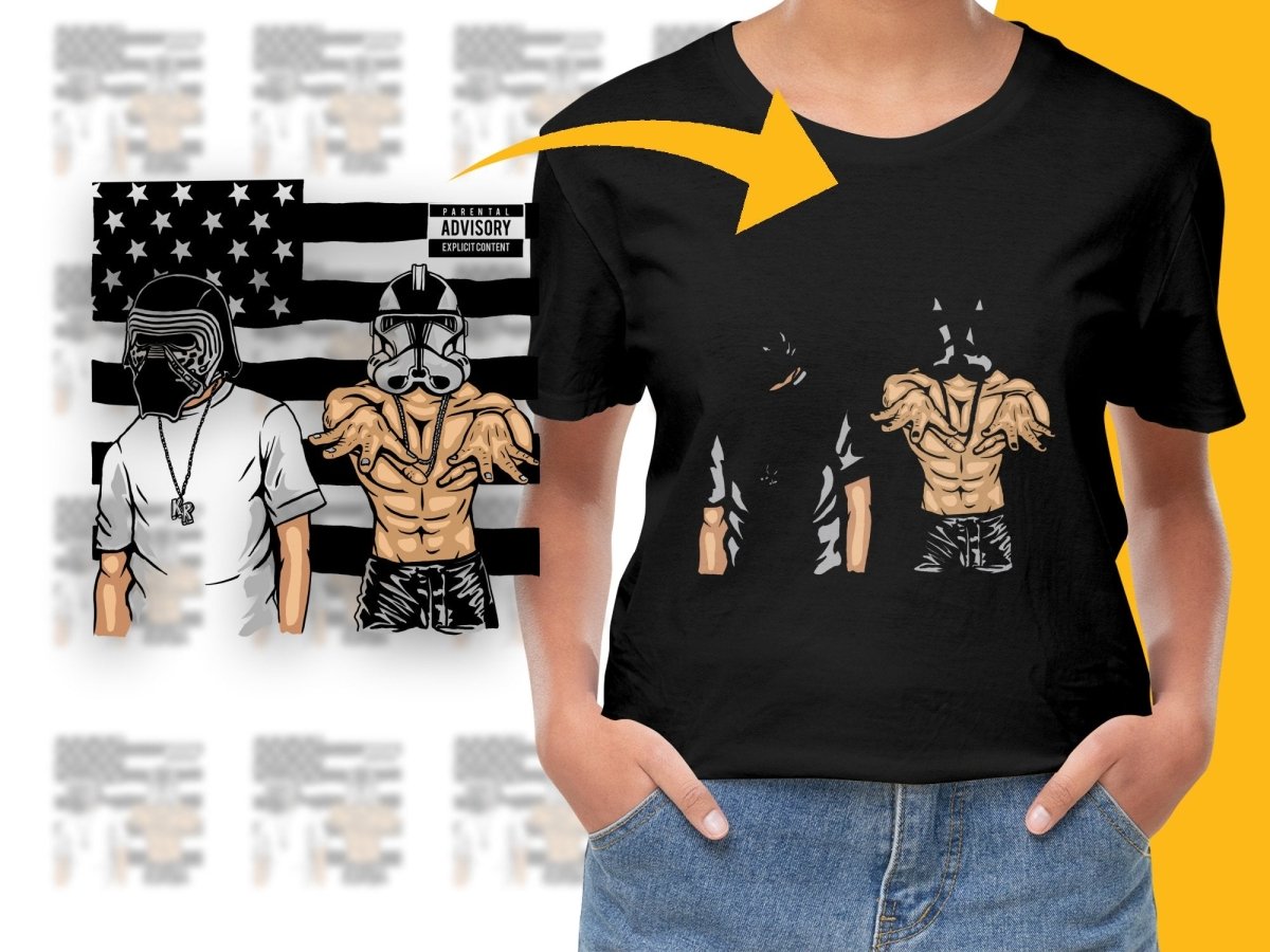 Star Wars Kylo Ren and Clone Trooper PNG File - Teepew