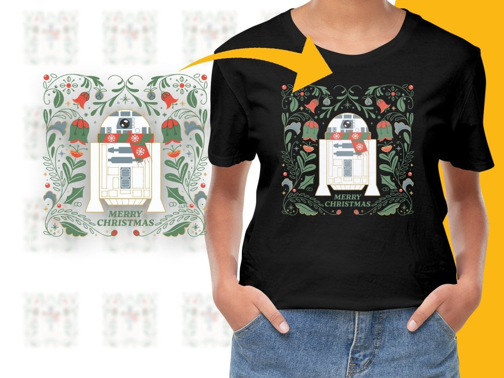 Star Wars R2 - D2 Christmas Greeting PNG File - Teepew