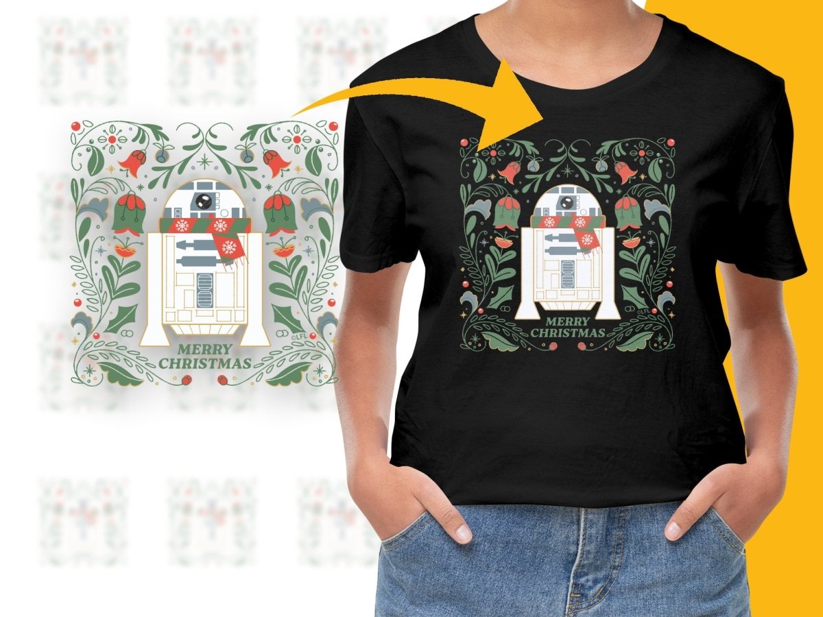 Star Wars R2 - D2 Christmas Greeting PNG File - Teepew