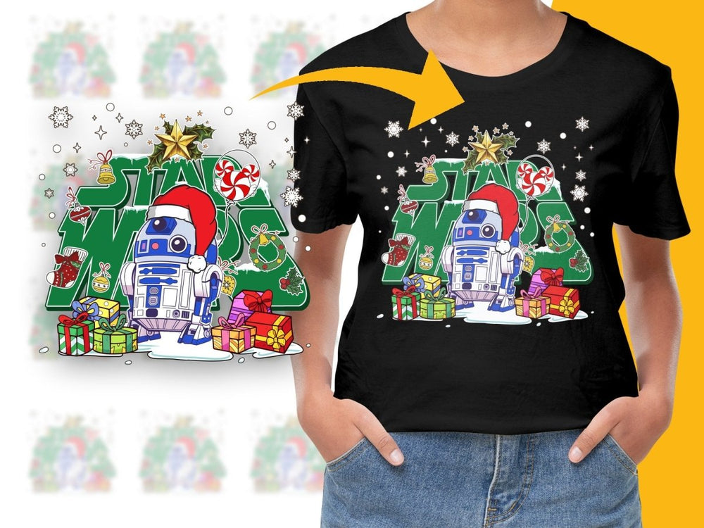 Star Wars R2 - D2 Christmas Santa Hat Gifts PNG File - Teepew