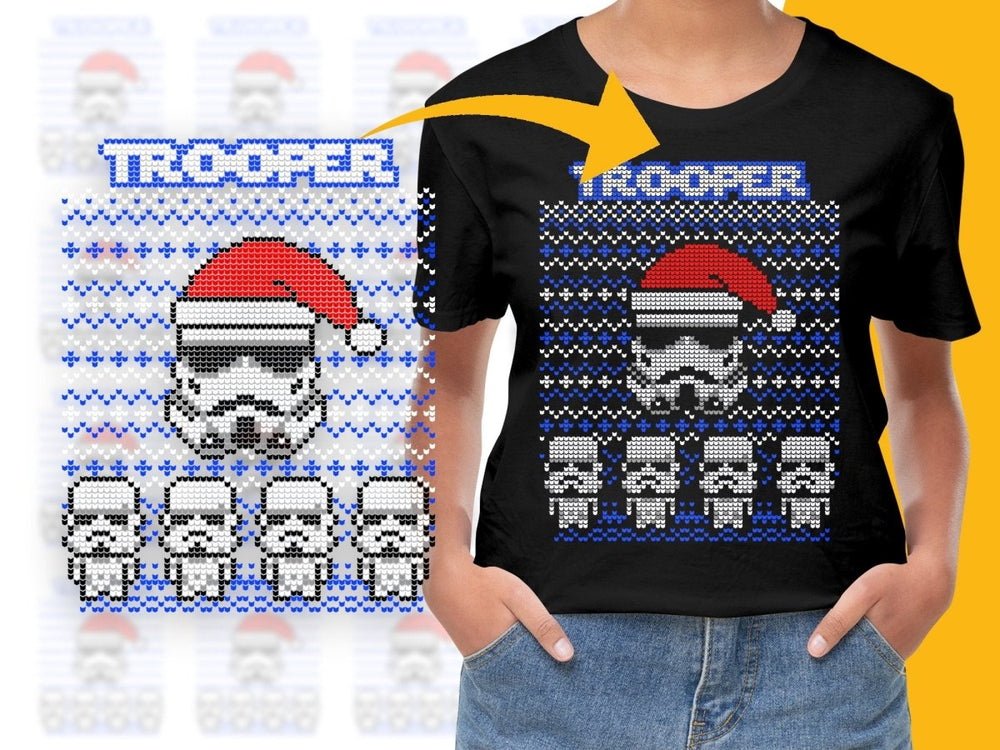 Star Wars Stormtrooper Christmas Holiday PNG File - Teepew
