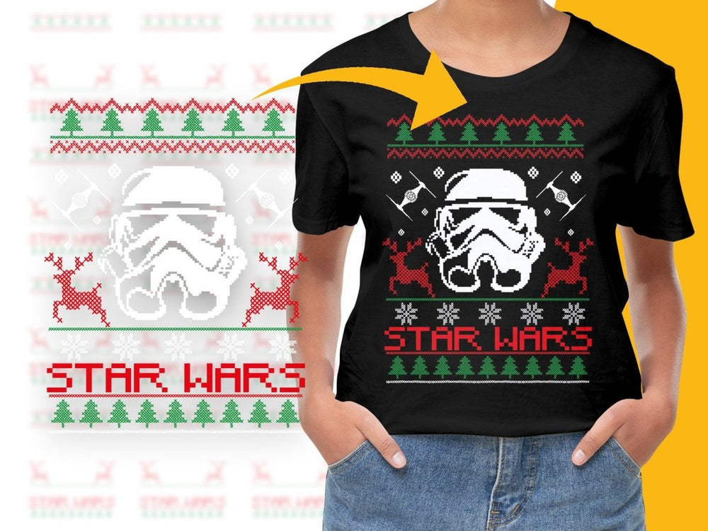 Star Wars Stormtrooper Christmas Themed PNG File - Teepew