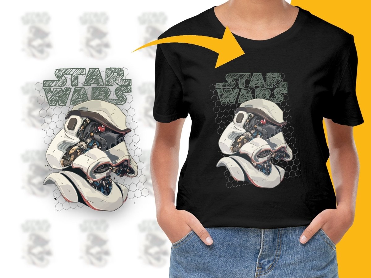 Star Wars Stormtrooper Helmet Design Graphic PNG File - Teepew