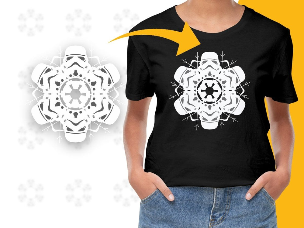 Star Wars Stormtrooper Snowflake Christmas PNG File - Teepew