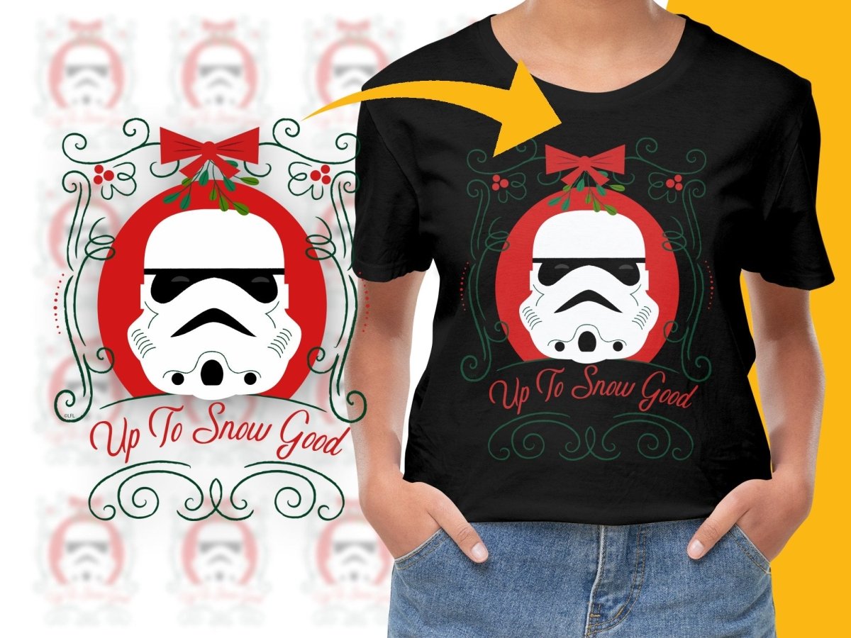 Star Wars Stormtrooper Up To Snow Good Christmas PNG File - Teepew