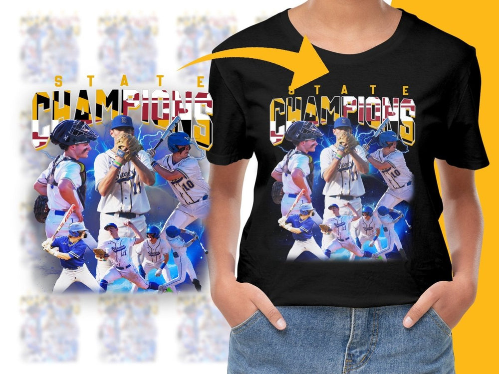 State Champions Los Angeles Dodgers Baseball PNG File - Teepew