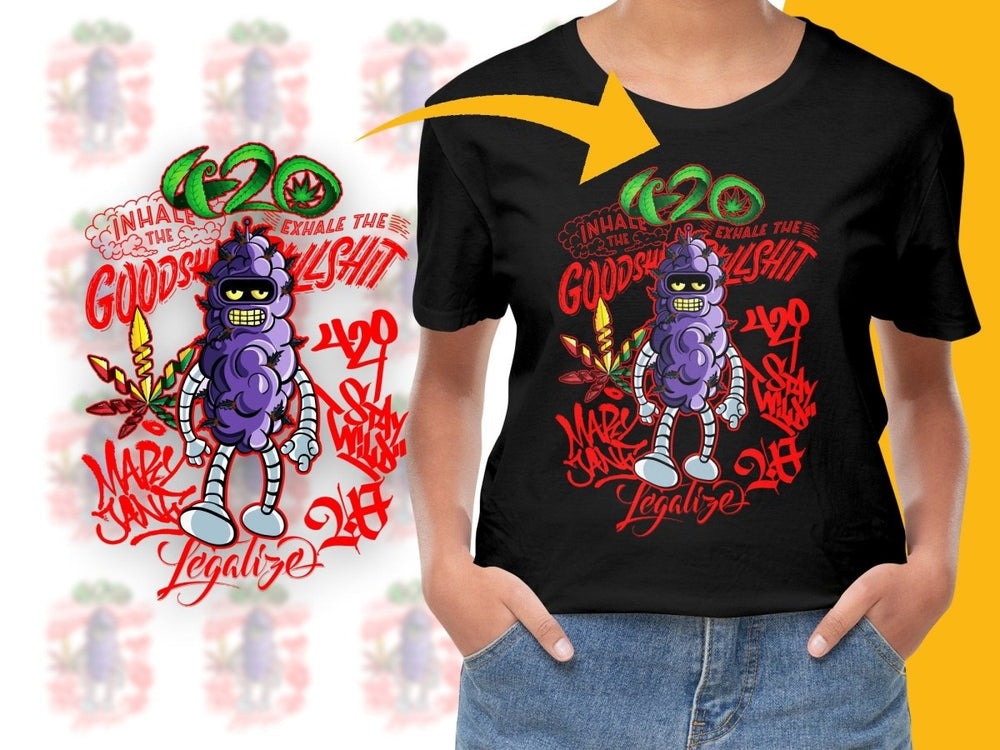 Stay Wild Inhale The Goodshit Exhale The Bullshit PNG File - Teepew