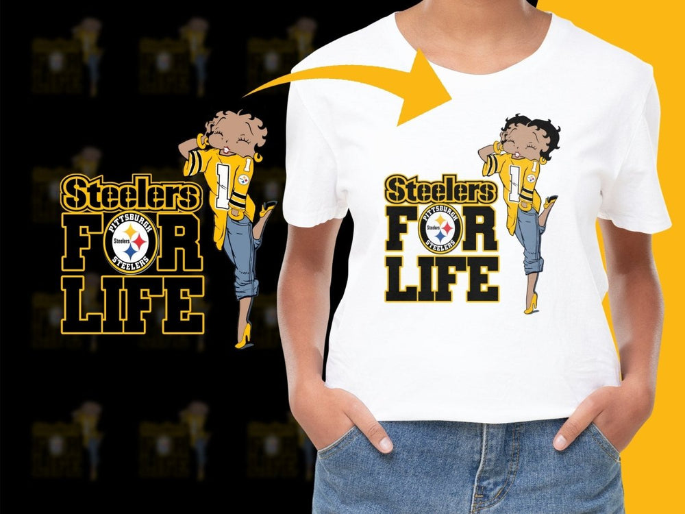 Steelers For Life Graphic PNG File - Teepew