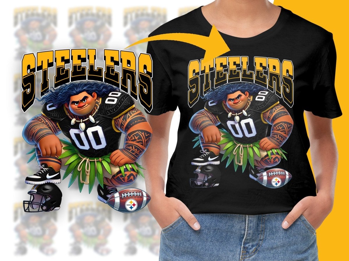 Steelers Moana Inspired Graphic PNG File - Teepew