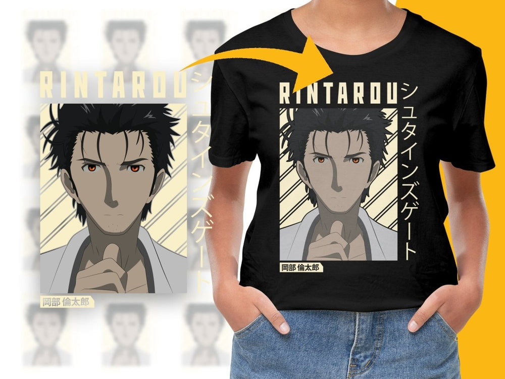 Steins Gate Okabe Rintarou Anime Character PNG Digital - Teepew