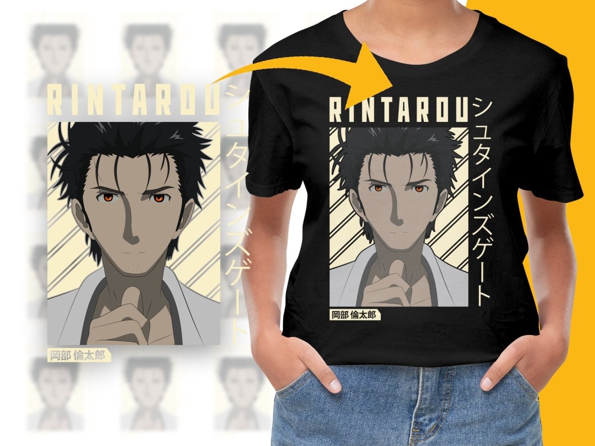 Steins Gate Okabe Rintarou Anime Character PNG Digital - Teepew