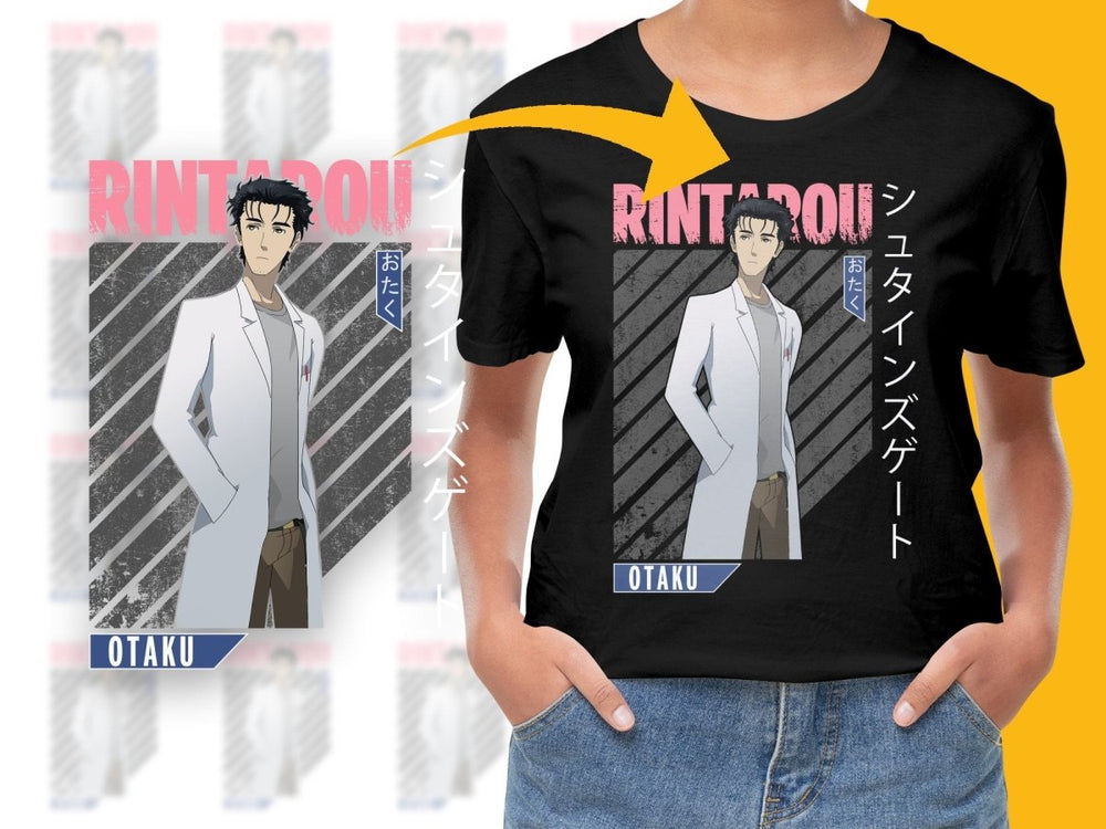 Steins Gate Rintarou Anime Character PNG Digital - Teepew
