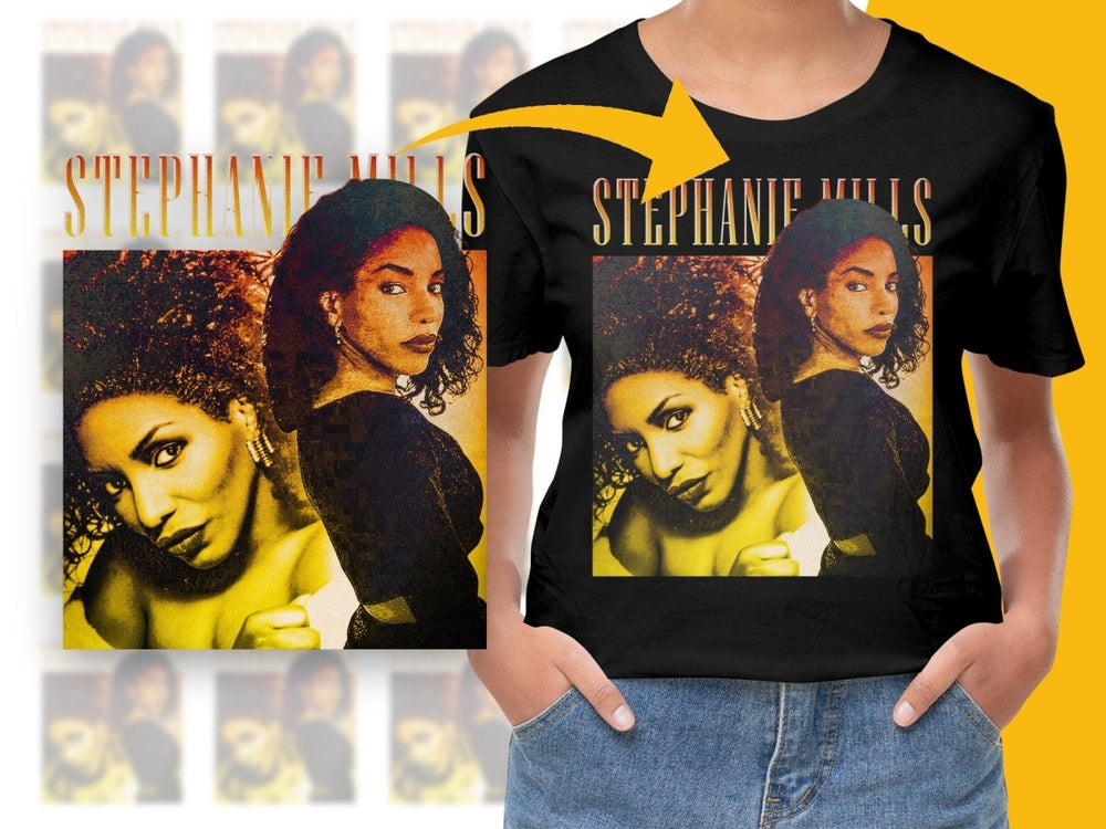 STEPHANIE MILLS Music Homage PNG File - Teepew