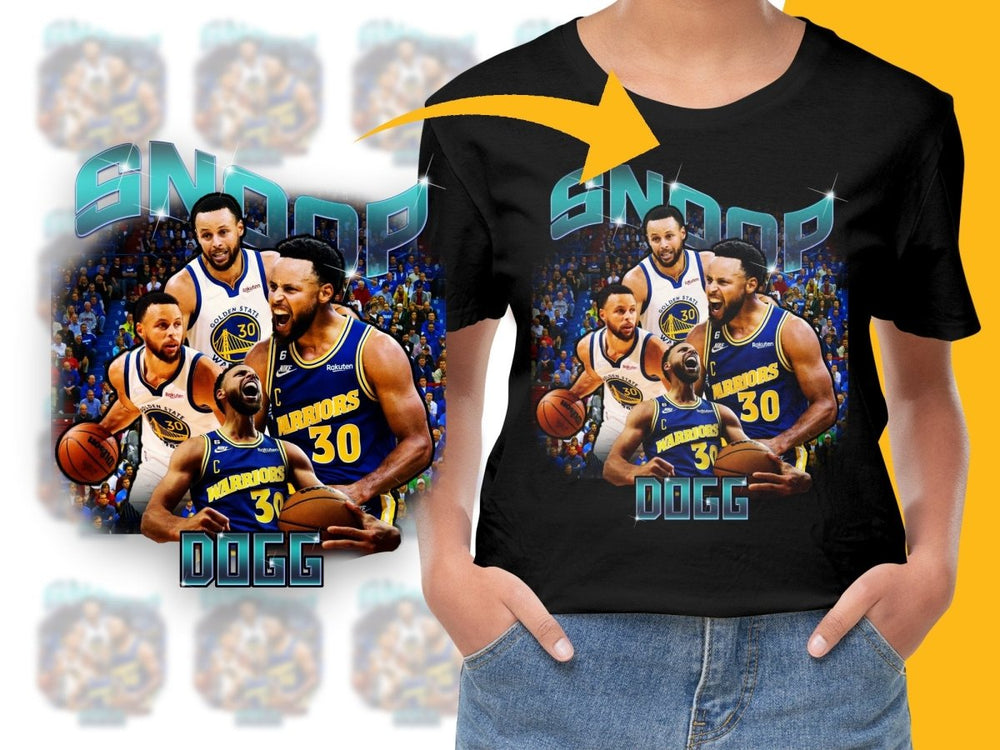 Stephen Curry Golden State Snoop Dogg Bootleg PNG File - Teepew