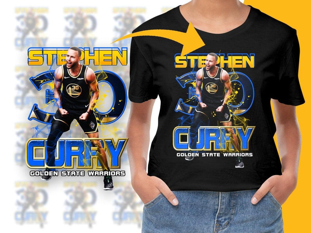 Stephen Curry Golden State Warriors Basketball Legend PNG File - Teepew