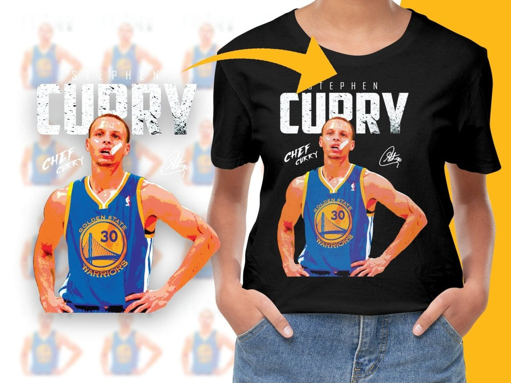 Stephen Curry Golden State Warriors Basketball Player Chef Curry PNG File - Teepew