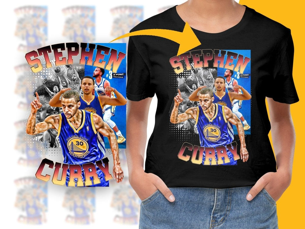 Stephen Curry Golden State Warriors Bootleg PNG File - Teepew