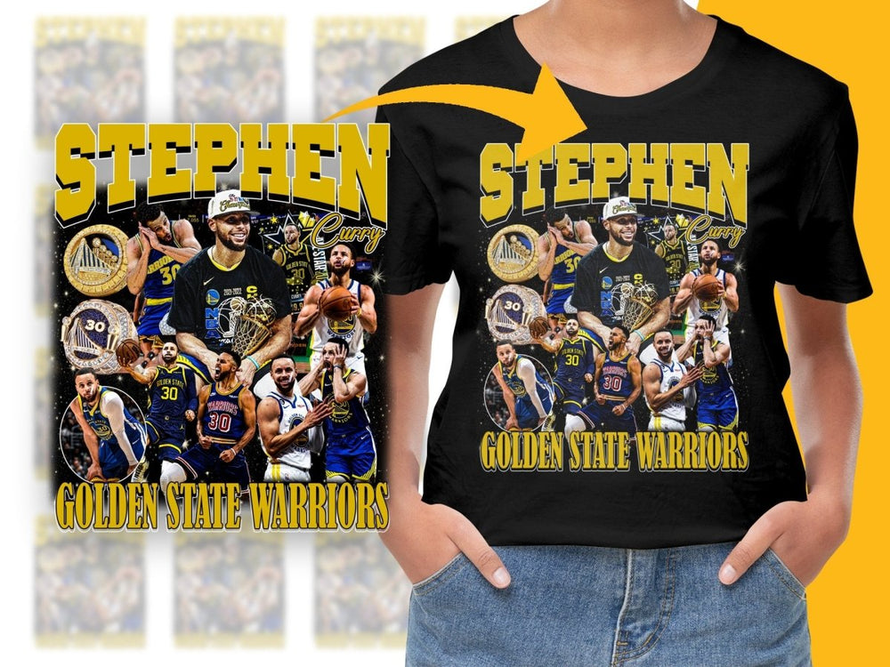 Stephen Curry Golden State Warriors Champion NBA Bootleg Graphic PNG File - Teepew