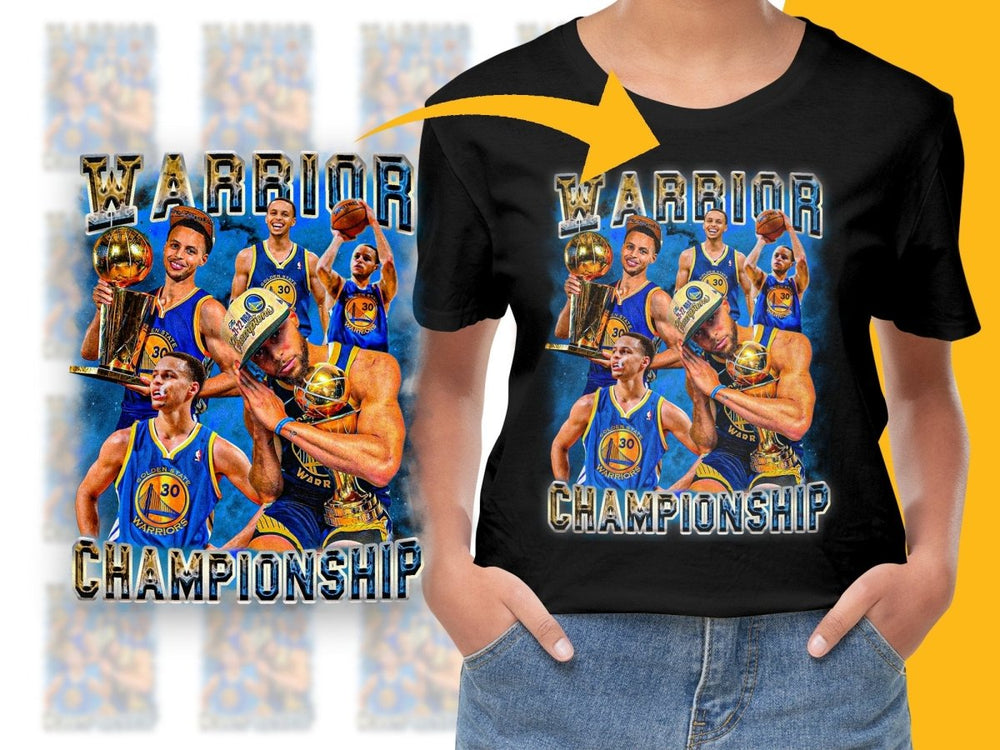 Stephen Curry Golden State Warriors Championship Celebration Bootleg Graphic PNG File - Teepew