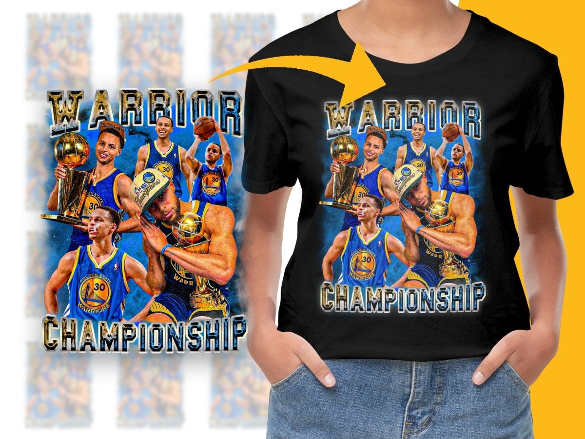 Stephen Curry Golden State Warriors Championship Celebration Bootleg Graphic PNG File - Teepew
